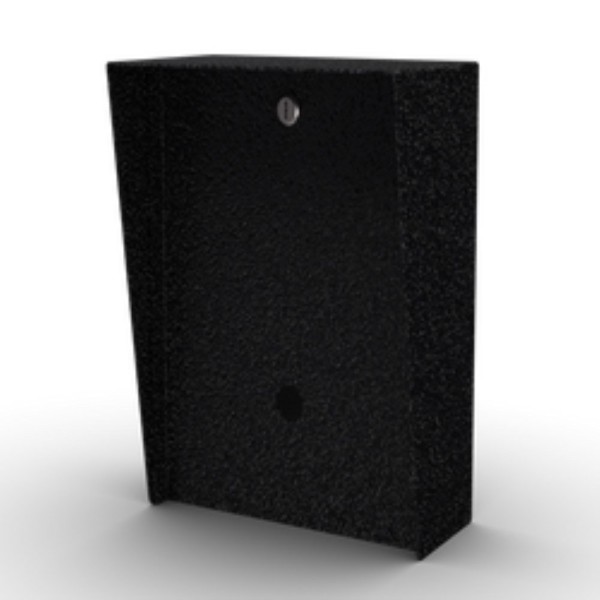 10" x 12" Steel Portrait Housing for AWID MR-1824 Card Reader (Powder-Coated Black) - 1012HOU-AWID-01-CRS