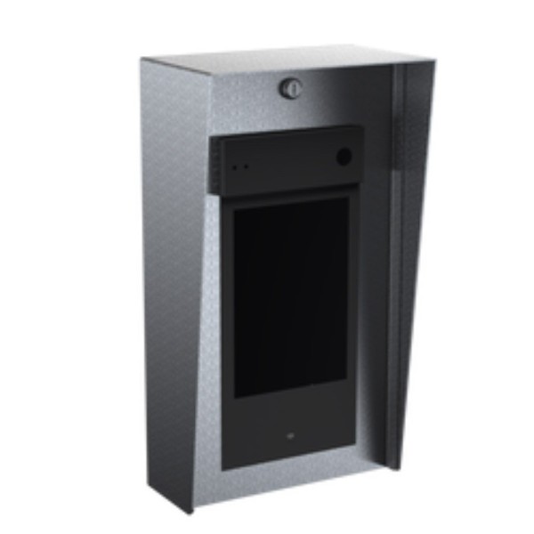10" x 18" Stainless Steel Portrait 25-Degree Wedge Housing for 2N-IP Flush Mounts (Brushed Stainless) - 1018HOU-PRO-01-304