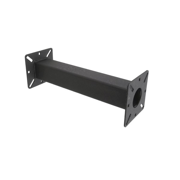 12" Black Steel Pedestal Extension Arm Adaptor 12-EXT-2