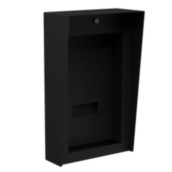 12" x 20" Steel Portrait Housing for ButterflyMX 8" Recessed Video Intercom (Powder-Coated Black) -1220HOU-BUT-01-CRS