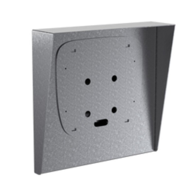 13" x 13" Stainless Steel Rain Guard Hood for ButterflyMX 12" Surface Video Intercom (Brushed Stainless) - 1313HOO-BUT-01-304