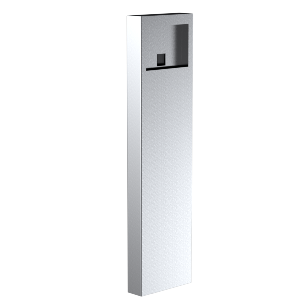 54" Stainless Steel Pedestal for Doorbird D31TDH Flush - 144CAB-DOOR-01-304