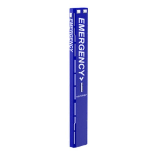 103" Pro Emergency Call Tower Stand for Verkada - TD52 (Blue) - Pad Mount156TOW-VERK-01-ALU
