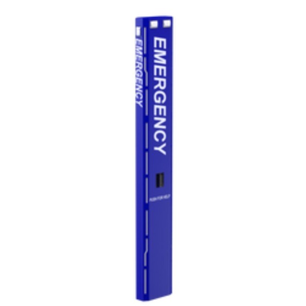 103" Pro Emergency Call Tower Stand for Viking E-1600A-TP-EWP (Blue) - Pad Mount156TOW-VIKI-01-ALU