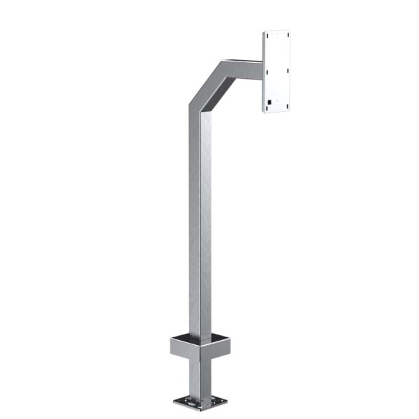 42" Stainless Steel Gooseneck Pedestal for 2N IP Verso Dual Module (Brushed Stainless) -22PE1-2N IP-02-304