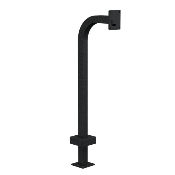 42" Steel Gooseneck Pedestal for 2N IP Solo (Powder-Coated Black)