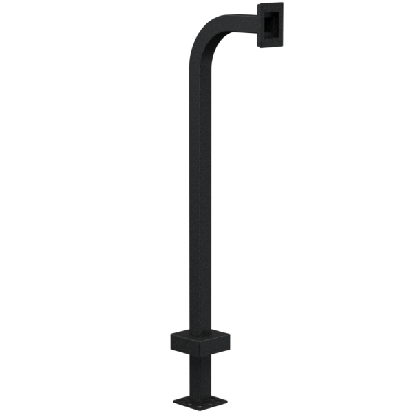48" Steel Gooseneck Pedestal - Aiphone IX-DA - 22PE1-AIPH-06-CRS