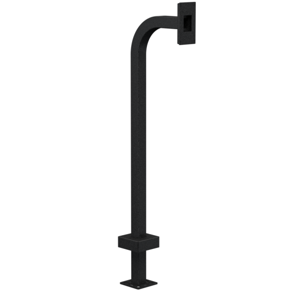 48" Steel Gooseneck Pedestal - Aiphone JO-DV - 22PE1-AIPH-12-CRS