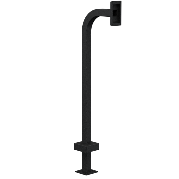 48" Steel Gooseneck Pedestal - Aiphone JP-DV - 22PE1-AIPH-14-CRS
