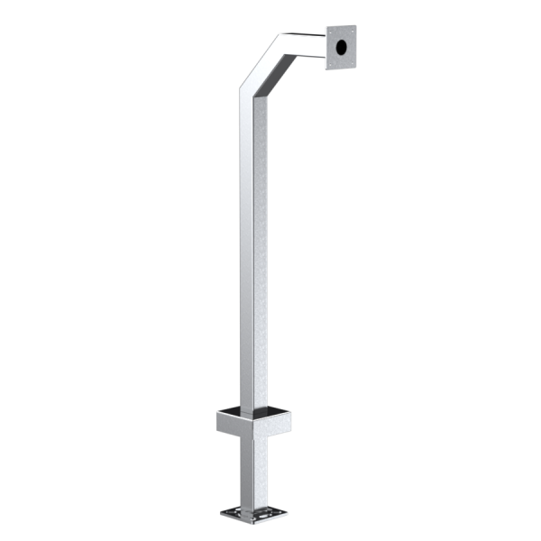 48" Stainless Steel Gooseneck Pedestal for Cellgate 450 - 22PE1-CELL-01-304