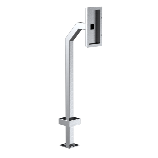 42" Stainless Steel Pedestal for Commend OD10 Surface 22PE1-COMM-01-304
