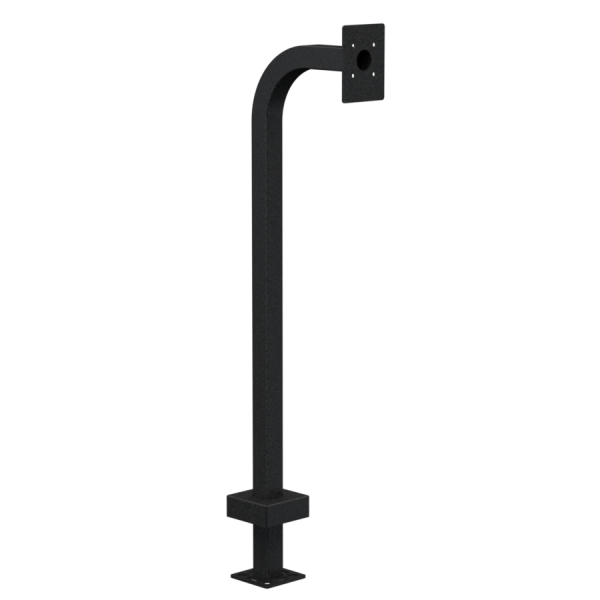 48" Steel Gooseneck Pedestal for Doorking 1402 - 22PE1-DORK-01-CRS
