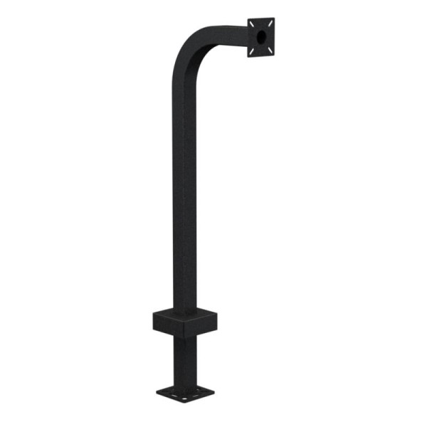 42" Steel Gooseneck Pedestal for Linear AE-100 (Powder-Coated Black) 
