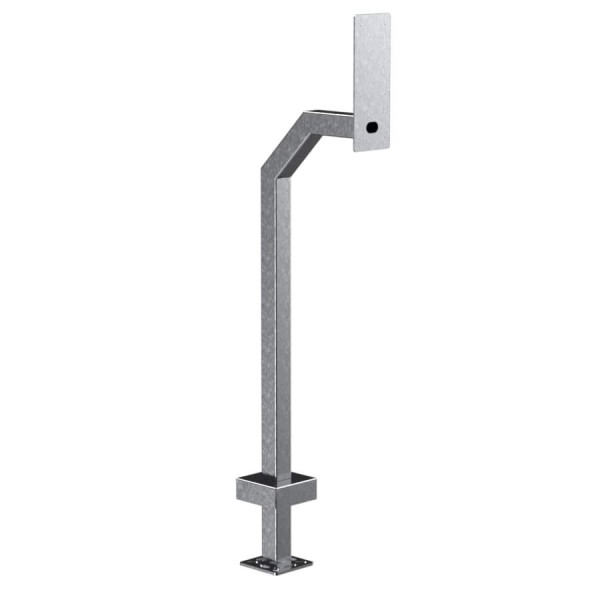 42" Stainless Steel Gooseneck Pedestal for Paxton Surface Mount Entry Panels (Brushed Stainless) - 22PE1-PAXT-01-304