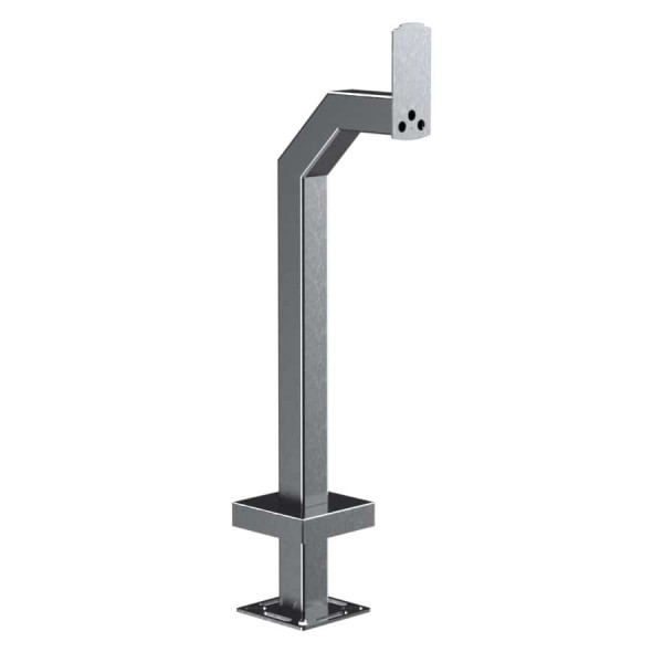 42" Stainless Steel Gooseneck Pedestal for 2N IP Base (Brushed Stainless) -33PE1-2N IP-02-304