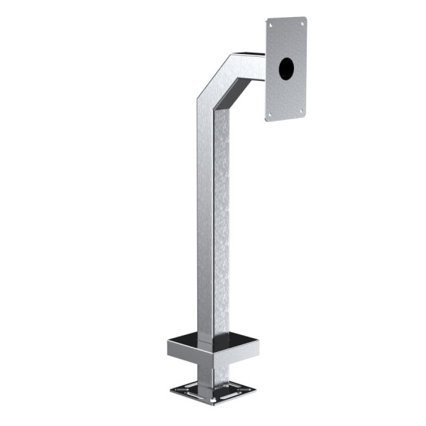 42" Heavy Duty Architectural Stainless Steel Pedestal for Zenitel KNSP-01 and KNSP-09 Telephones (Brushed Stainless) 