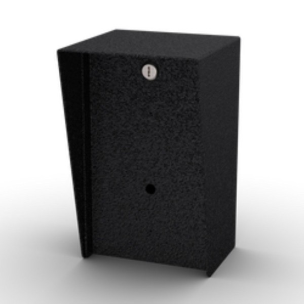 6" x 10" Steel Portrait Housing for AWID MM-6800 Proximity Card Reader (Powder-Coated Black) - 610HOU-AWID-01-CRS