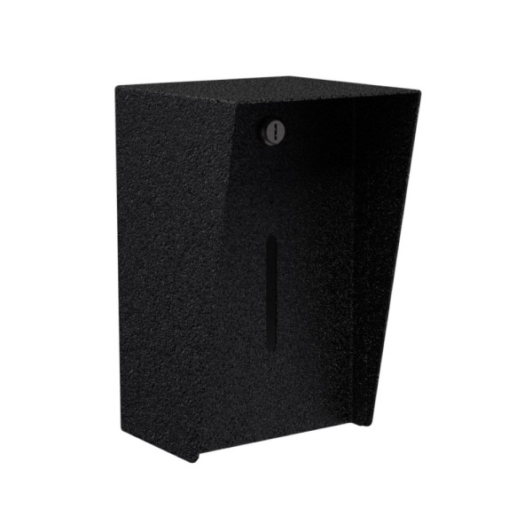6" x 10" Steel Portrait for Viking Proximity Reader with Keypad (Powder-Coated Black) - 610HOU-VIKI-01-CRS