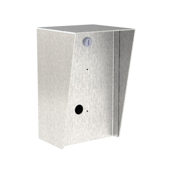 6" x 10" Stainless Steel Portrait Housing for Viking HD-1 Handset Interface Touch Tone Dialer (Brushed Stainless) - 610HOU-VIKI-02-304