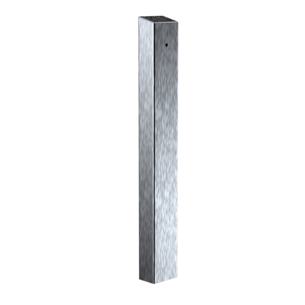 47" Stainless Steel Tapered Top Rounded Corner Rectangular Pedestal Tower for AWID SR-2400 Proximity Card Reader (Brushed Stainless) - 64TOW-AWID-01-304 (Default)