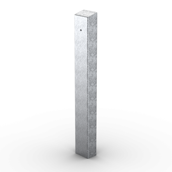 47" Stainless Steel Tapered Top Rounded Corner Rectangular Pedestal Tower for AWID MM-6800 Proximity Card Reader (Brushed Stainless) - 64TOW-AWID-02-304 (Default)