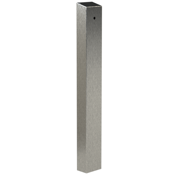 47" Stainless Steel Pedestal Tower for HID 6005 ProxPoint Plus Reader (Brushed Stainless) - 64TOW-HID-02-304 (Default)