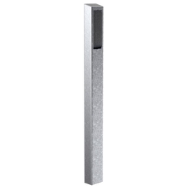 66" Stainless Steel Taper Top Rounded Rectangular Tower Pedestal for 2N IP Verso 3 (Brushed Stainless) - 64TOW-PRO-002-304