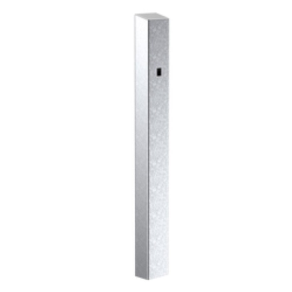 54" Stainless Steel Tapered Top Rectangular Pedestal Tower for Swiftlane Swiftreader X Surface Mount (Brushed Stainless) - 64TOW-SWIF-01-304