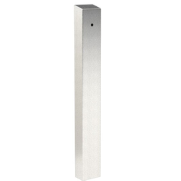 47" Stainless Steel Tapered Top Pedestal Tower for Viking keypad with Wiegand Output (Brushed Stainless) - 64TOW-VIKI-06-304