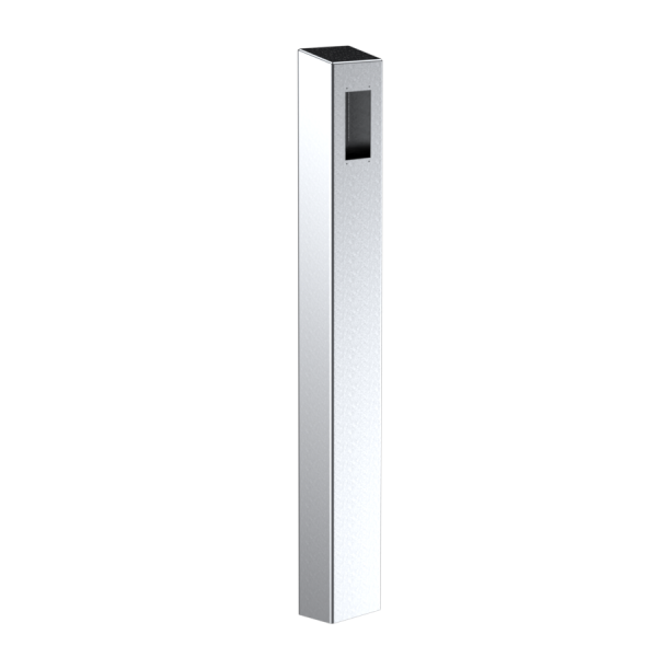 47" Stainless Steel Pedestal for Zenitel IP Vandal Resistant Substation - 64TOW-ZENI-05-304