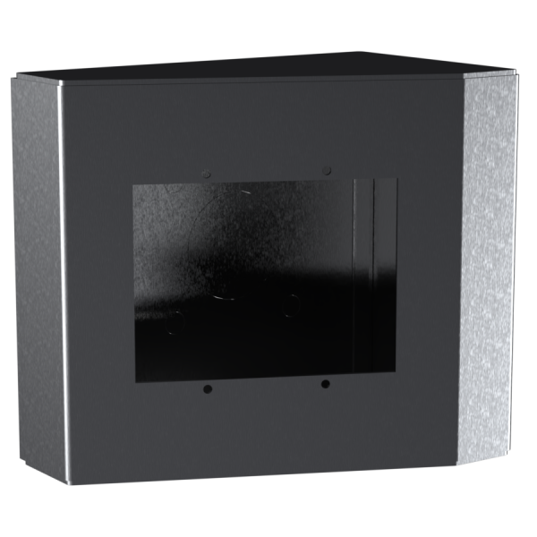 6" x 6" Portrait Wedge Stainless Housing fits Axis I8016-LVE intercom - 66HOU-AXIS-01-304