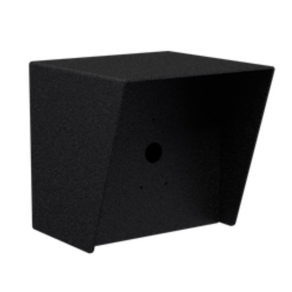 6" x 6" Steel Square Housing for Paxton P38 and K38 Readers (Powder-Coated Black) - 66HOU-PAXT-01-CRS