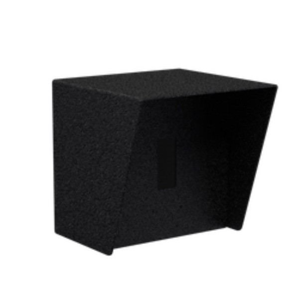 6" x 6" Steel Square Housing for Paxton 010-296-US (Powder-Coated Black) - 66HOU-PAXT-03-CRS