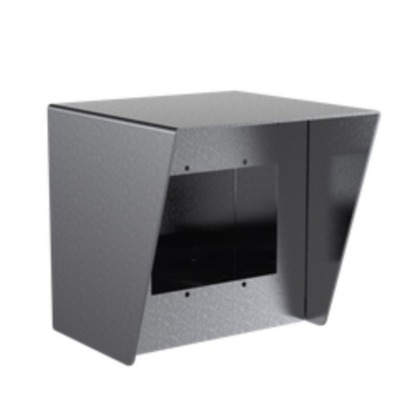 6" x 6" Stainless Steel Housing for Zenitel MIS-1, TMIV-1+ Intercoms (Brushed Stainless) - 66HOU-ZENI-01-304