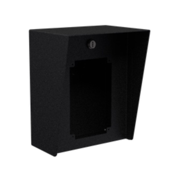 8" x 10" Steel Housing for Zenitel TCI Series Intercoms (Powder-Coated Black) - 810HOU-ZENI-01-CRS