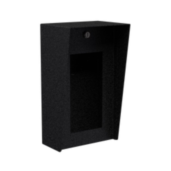 8" x 14" Steel Portrait Housing for Viking 12 Button VOIP Entry Phone (Powder-Coated Black) - 814HOU-VIKI-01-CRS