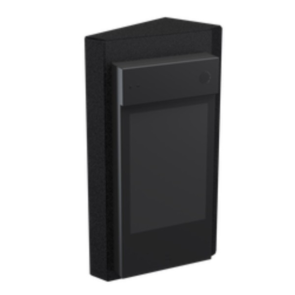 8" x 16" Steel Portrait 25-Degree Wedge Housing for 2N-IP Surface Mounts (Powder-Coated Black) - 816HOU-PRO-002-CRS