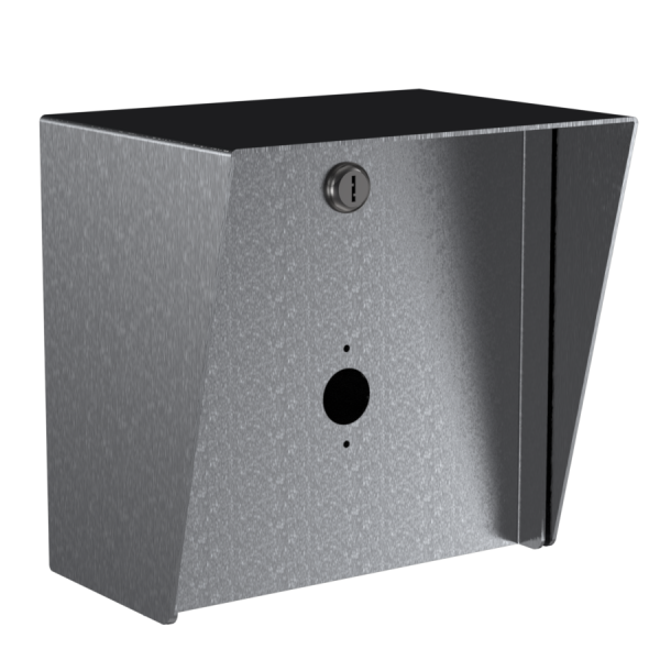 8" x 8" Square Stainless Steel Housing fits Dormkaba Saflok SR reader. - 88HOU-DORM-01-304