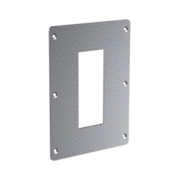 9" x 12" Stainless Steel Retro Cover Plate for Verkada TD52 Video Intercom (Brushed Stainless) - 912PLA-VERK-01-304