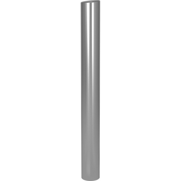 47" ADA Compliant Stainless Steel Tapered Top Rounded Heavy Duty Tower Style Pedestal (In-Ground) ADA-SS-BOL-48x5RxS