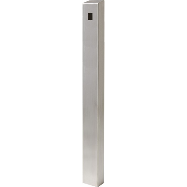 59" ADA Compliant Stainless Steel Square Heavy Duty Tower Style Pedestal (In-Ground) ADA-SS-TWR-60x4x6
