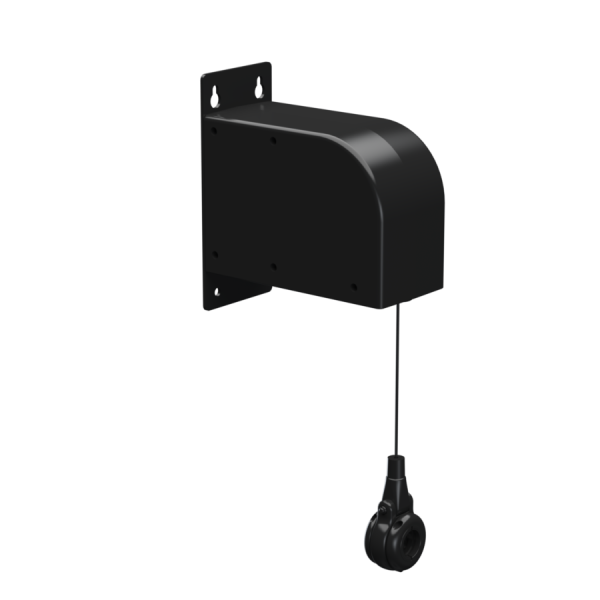 Heavy duty 40 pound pull for ratcheting EV charging cable retractor. - EVRETR-40-01