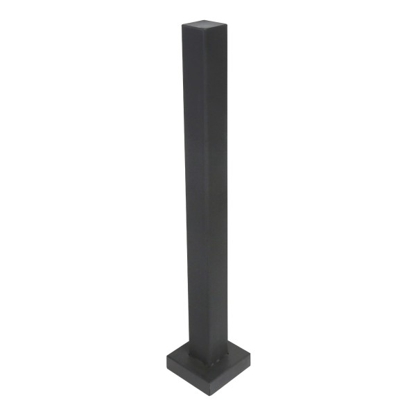 48" Black Steel Tower Pedestal (Pad Mount) HD-BLACK-TOWER