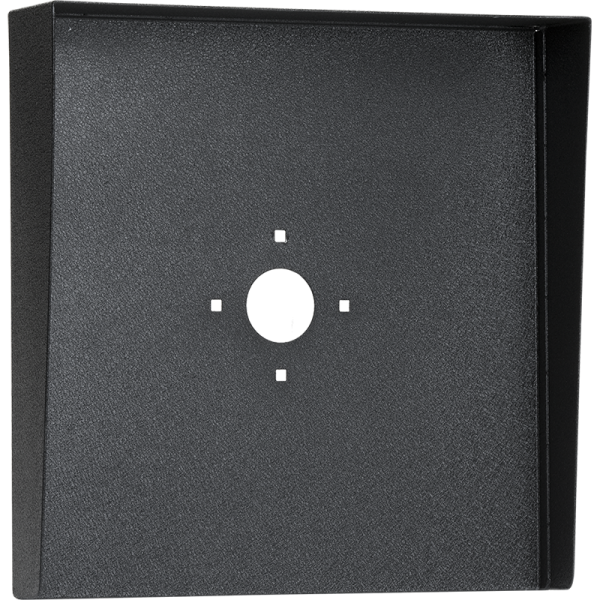 Square Black Steel Hood (14" W x 14" H x 3" D)