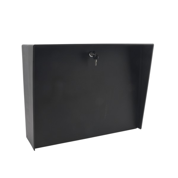 20" x 16" Landscape Polycarbonate Housing for Access Control Devices - LANDO-PC-20X16-E-BLK (Housing)