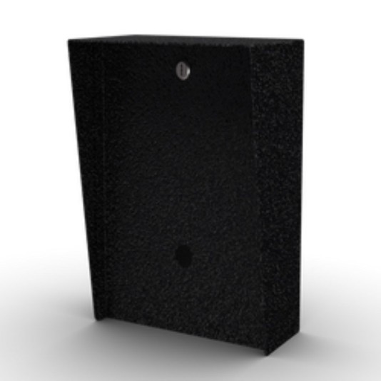 10" x 12" Steel Portrait Housing for AWID MR-1824 Card Reader (Powder-Coated Black) - 1012HOU-AWID-01-CRS