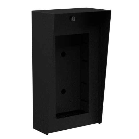 10" x 18" Milled Steel Housing for Aiphone IX-DVF-4A - 1018HOU-AIPH-02-CRS