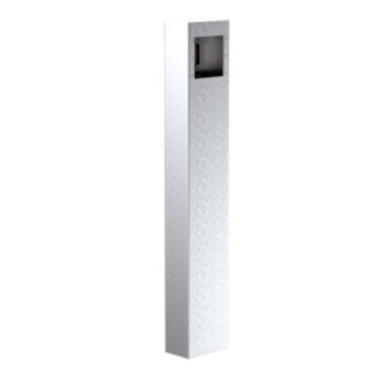 60" Stainless Steel Pedestal Tower for Knox Vault Series 4400 (Brushed Stainless) - 106CAB-KNOX-01-304