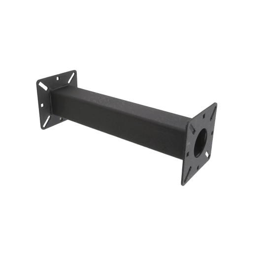 12" Black Steel Pedestal Extension Arm Adaptor 12-EXT-2