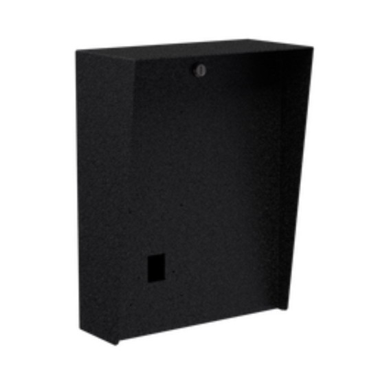 12" x 16" Steel Portrait Housing for Swiftlane Swiftreader X Surface Mount (Powder-Coated Black) - 1216HOU-SWIF-01-CRS